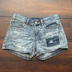 Little Girls Clothes Old Navy Distressed Denim Jean Shorts Size 10 Kids 