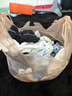 Newborn baby clothes grab bag - pajamas, onesies, pants
