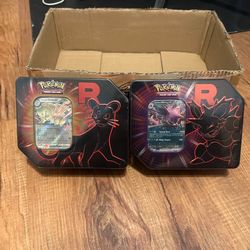 Team Rocket Tins