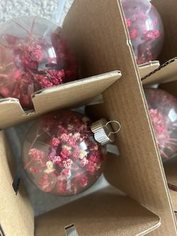 Dried Baby’s Breath Tree Ornaments 
