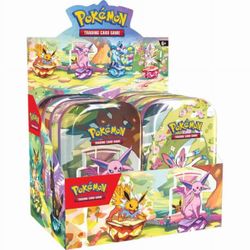 Pokemon: Scarlet & Violet Prismatic Evolutions Mini Tin Display 8 Assorted Tins