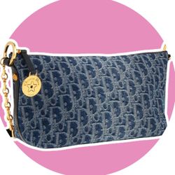 denim Dior Oblique jacquard Diorstar Hobo bag with chain