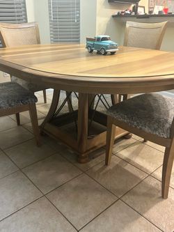 Lexington table and chairs real solid wood