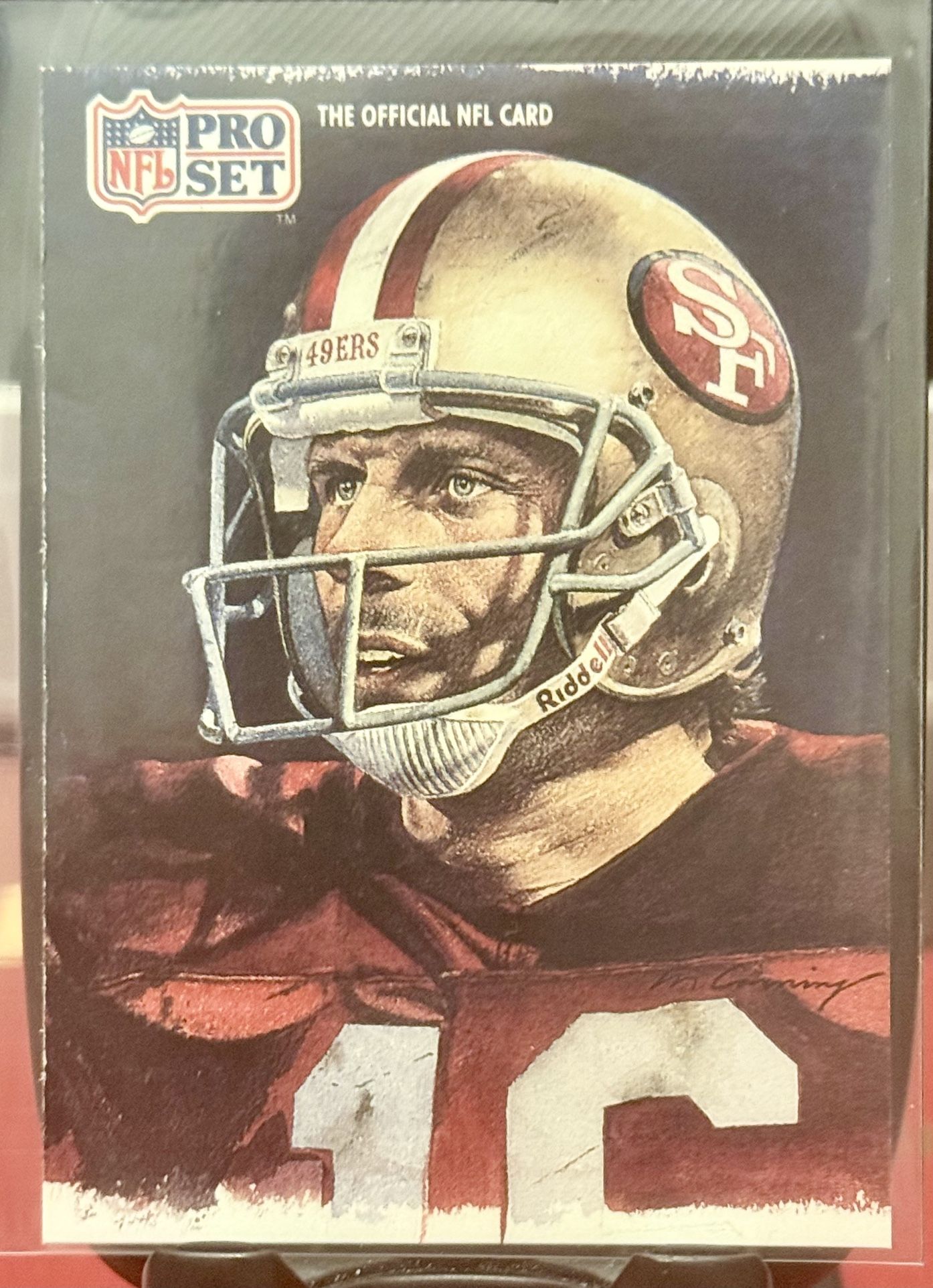 1991 Pro Set (All-NFC Team) Joe Montana #387 - Good Condition