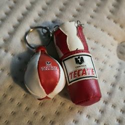 Tecate Boxing Keychains