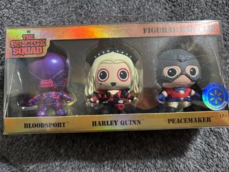 Suicide Squad Bag Clip Set Walmart Exclusive Harley Quinn Bloodsport Peacemaker