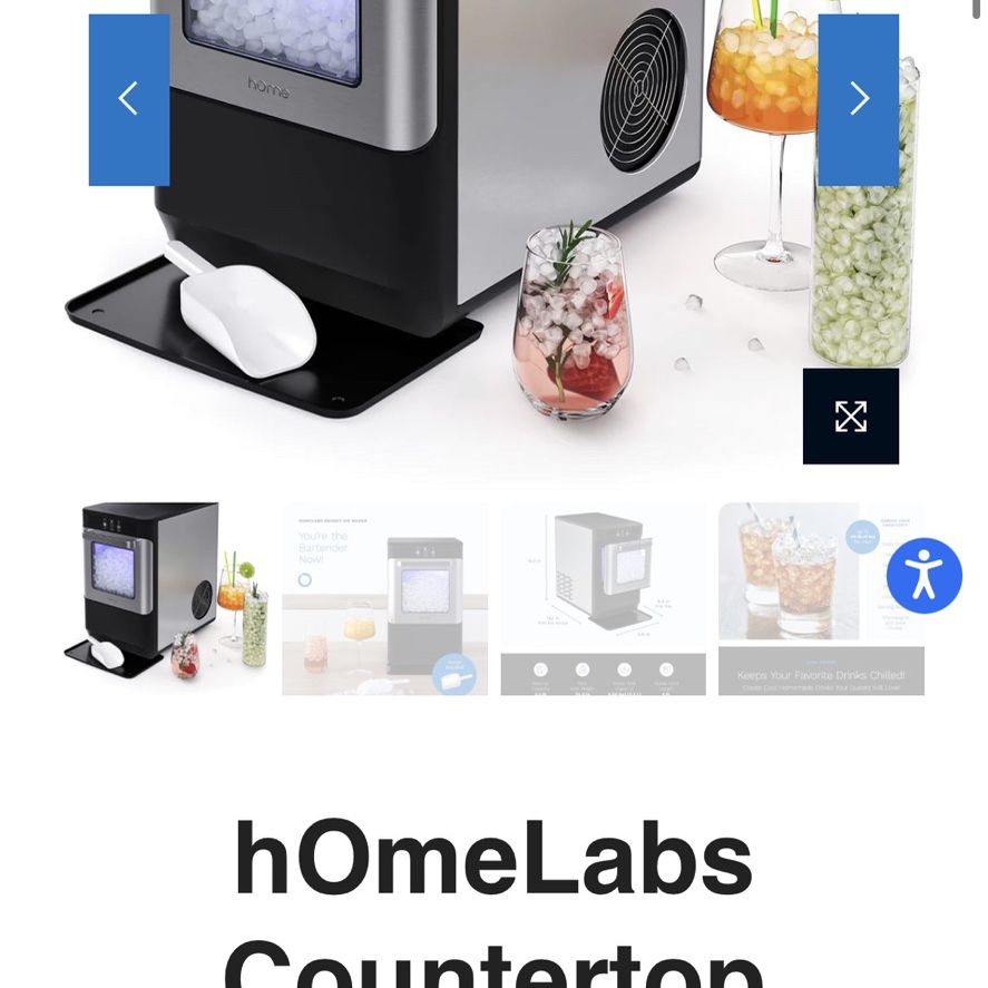 hOmeLabs Countertop Nugget Ice Maker