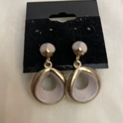 Vintage Screwback Gold Plated Earrings