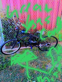 Motor bike gas powered
