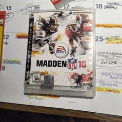 Madden 10- EA Sports For PS3