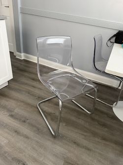 NEW! IKEA Clear Chairs 