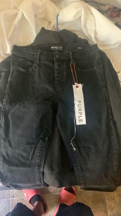 Purple jeans