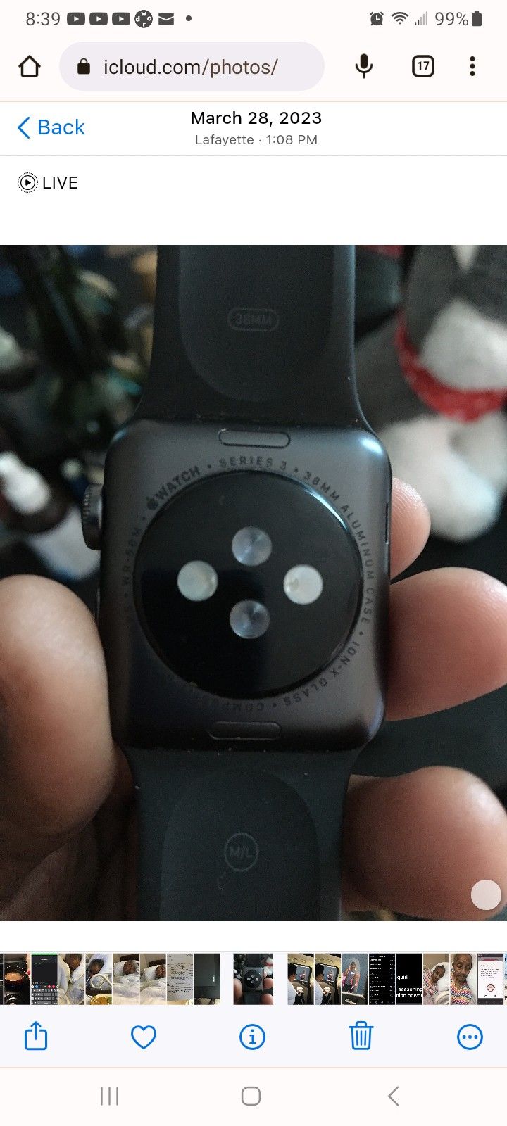 Series 3 Apple Watch 