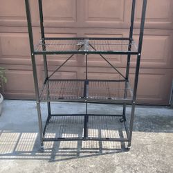 Foldable One Peace Metal Rack