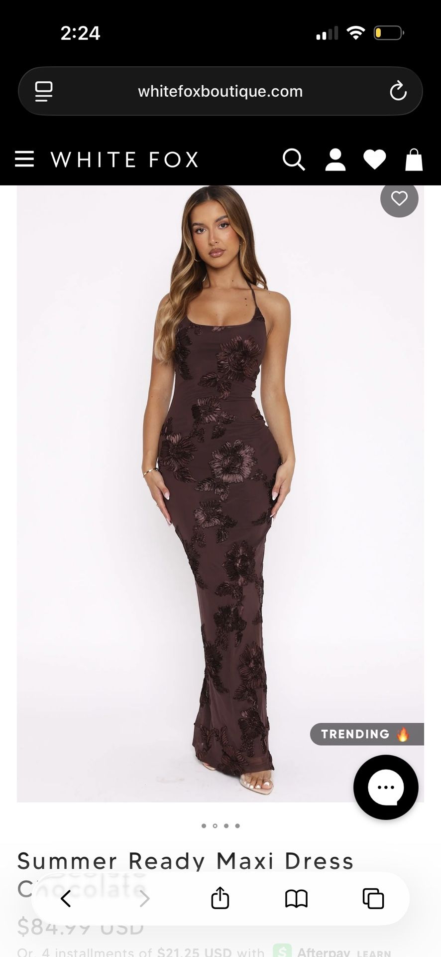 White Fox Summer Ready Maxi Dress