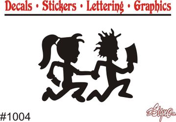 Juggalo Couple Sticker