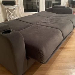 Dark Gray Sleeper Sofa 
