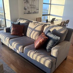 DARK GREY 3 SEATER SOFA COUCH