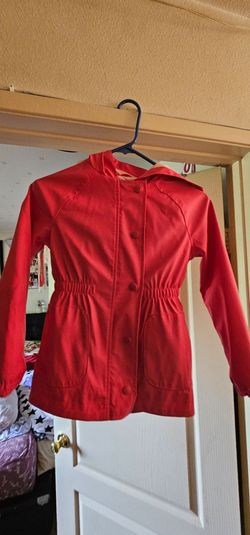 girls size 6/6x pink raincoat