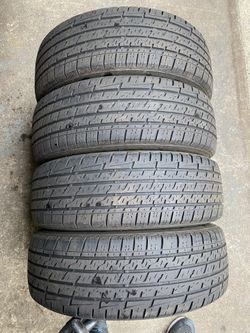 4) 195/65/15 Firestone Firehawk AS Tires  DOT 4121  Tread measures 6/32  $250 for 4  I carry other sizes as well