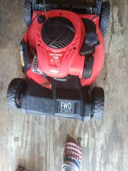Push mower runs and cuts