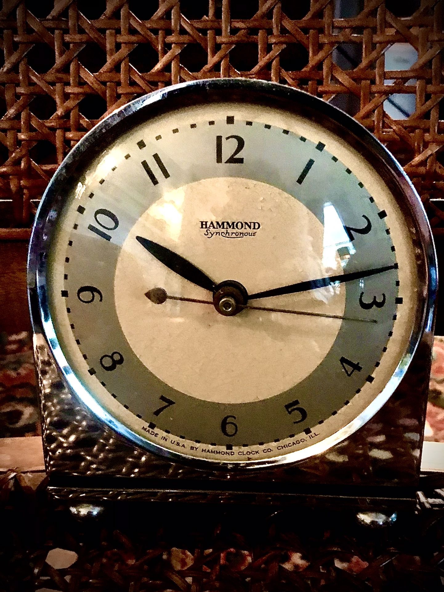 Art Deco Hammond Synchronous Alarm Clock