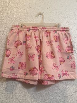 Strawberry Shortcake Pink Shorts Size XL