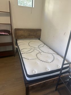 Twin Frame And Mattress