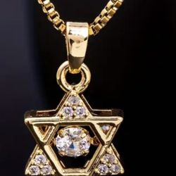 Star Of David Women’s Necklace 