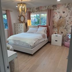 Pink blackout curtains