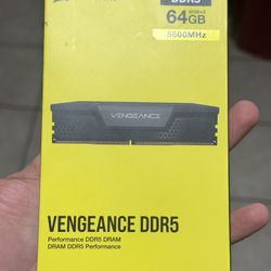 SEALED Corsair Vengeance DDR5 Dram 64gb (2x32)