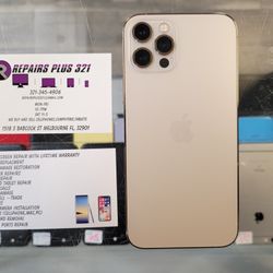 Unlocked Gold iPhone 12 Pro 128gb