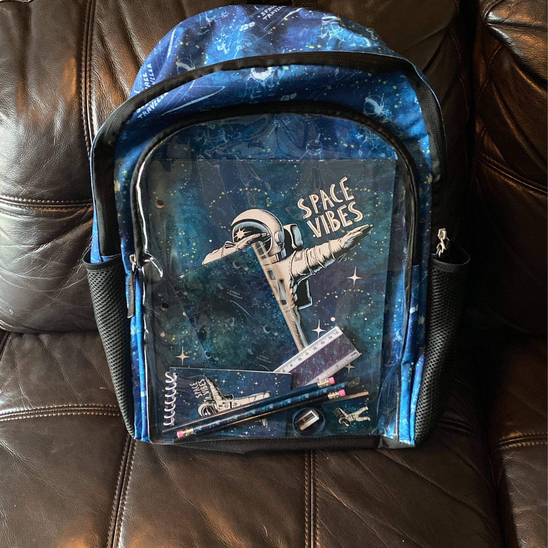 Backpack With School Supplies 