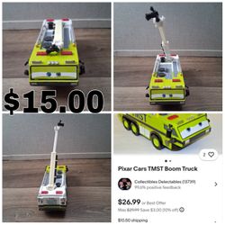 Pixar Cars TMST Boom Truck.