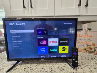 20' T.V. ONN Roku- perfect for small spaces