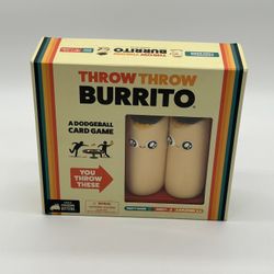 Throw Throw Burrito by Exploding Kittens A Dodgeball Card Game Brand NEW