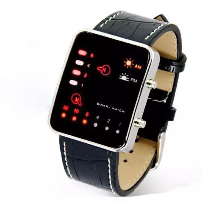 Digital Watch LED Sport Analog Wrist Watch PU Leather Women Mens Clock reloj digital hombre relogio inteligente Dropshipping