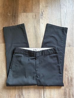 874 Original Fit Dickies Black Pants Mens 34x29