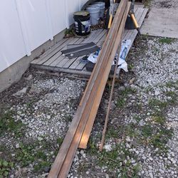 Oak finished Colonial base trim and Base shoe