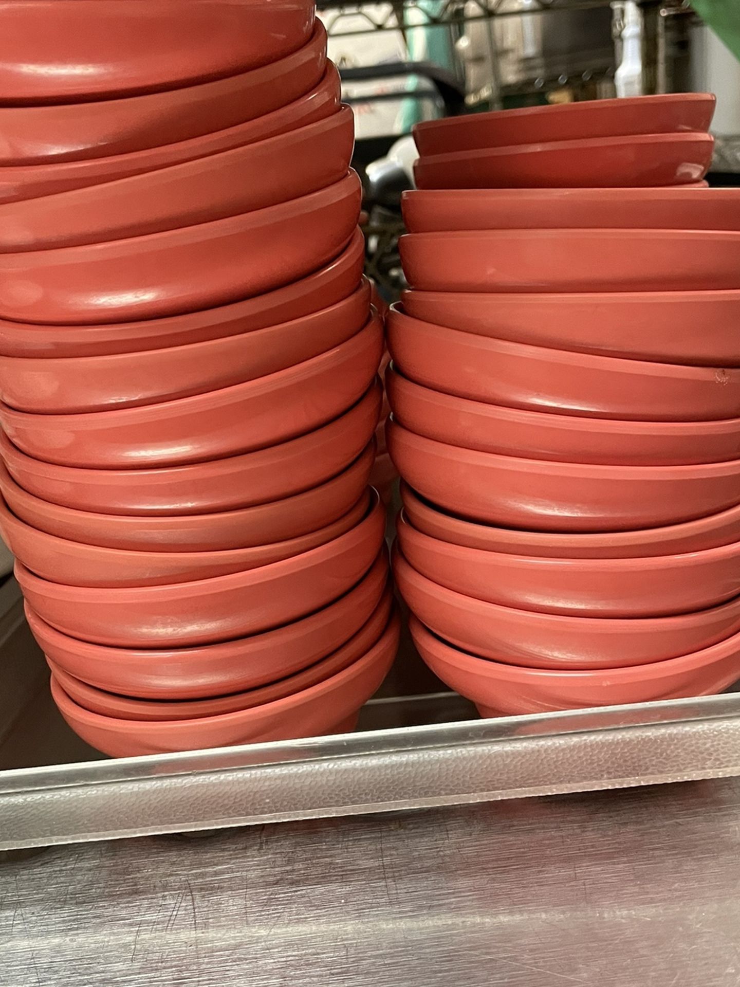 Orange Red Dipping Cups