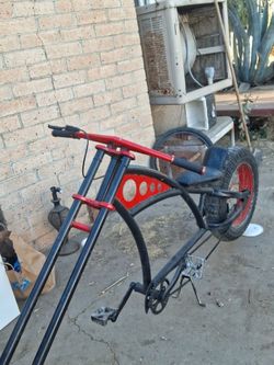 Custom Chopper-Style Bicycle Frame Build