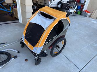 Burley D’Lite Double Bike Trailer, Stroller & Jogger