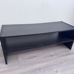 Modern Black Wooden Shoe Rack 