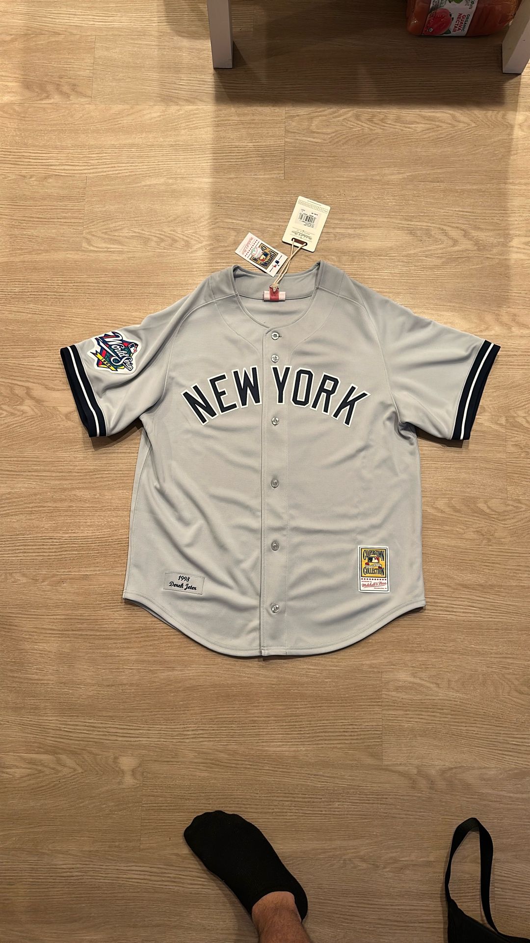 Size XL - Mitchell And Ness Authentic Derek Jeter 1998 Yankees Jersey - NY New York MLB Baseball Fanatics Vintage Nike Sports New Era