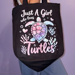 Turtle Tote Bag