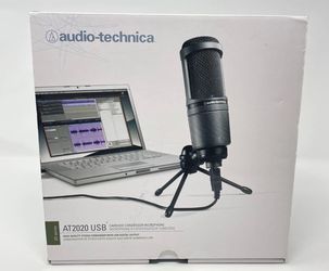 Audio Technical At2020 USB Mic- New In Box