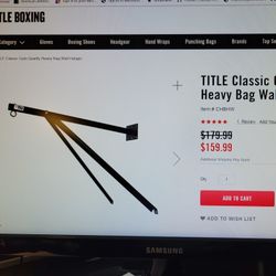 Title Heavy Bag Wall Hanger