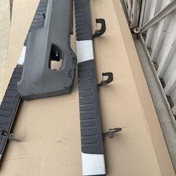 Running Boards And After Market Cherokee Bumper 