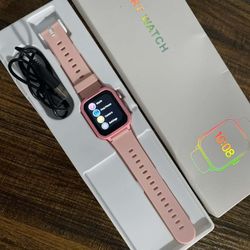 Pink Smart Watch 