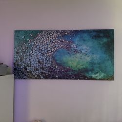 Print.  CRASHING DOWN by Amy Genser - By Breakwater Bay  